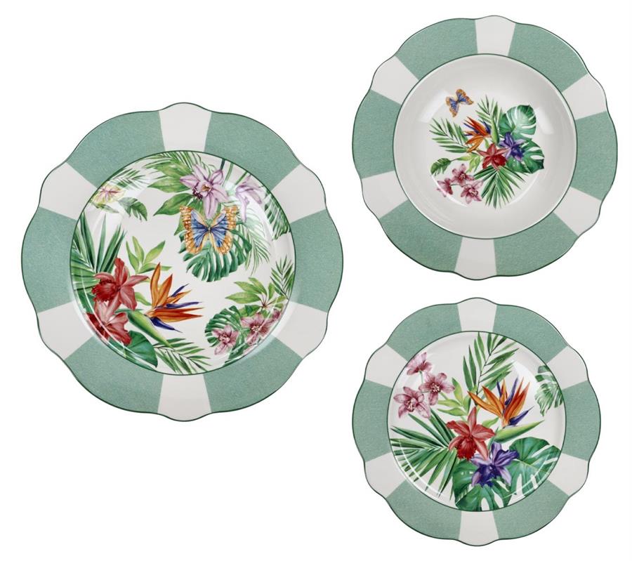 TAVOLA 18 PZ OASI NEW BONE CHINA