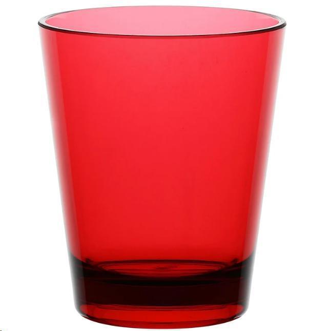 FIABA BICCHIERE ACQUA ROSSO ACRILICO