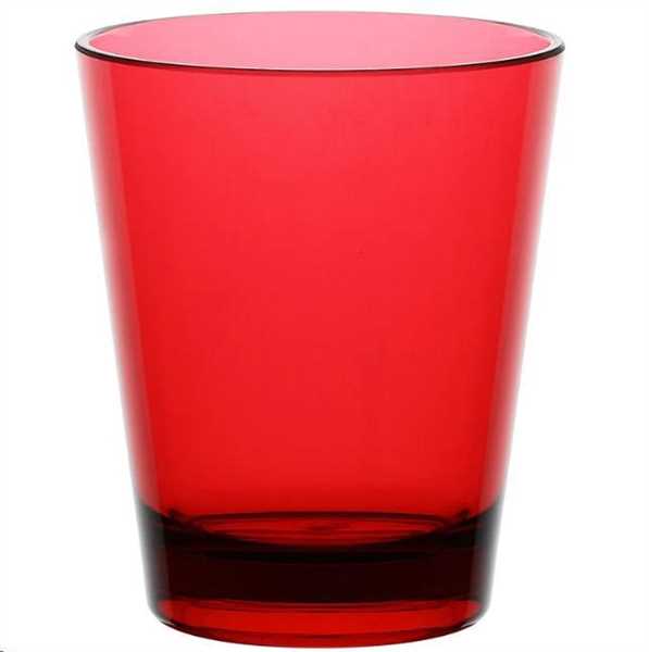 FIABA BICCHIERE ACQUA ROSSO ACRILICO