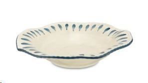 DOMITILLA BLU NOTTE PIATTO FONDO CERAMICA