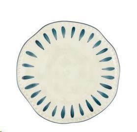 DOMITILLA BLU NOTTE PIATTO FRUTTA CERAMICA