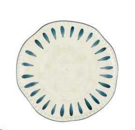 DOMITILLA BLU NOTTE PIATTO FRUTTA CERAMICA