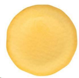 ATMOSFERA OCRA VASSOIO TONDO IN MELAMINA