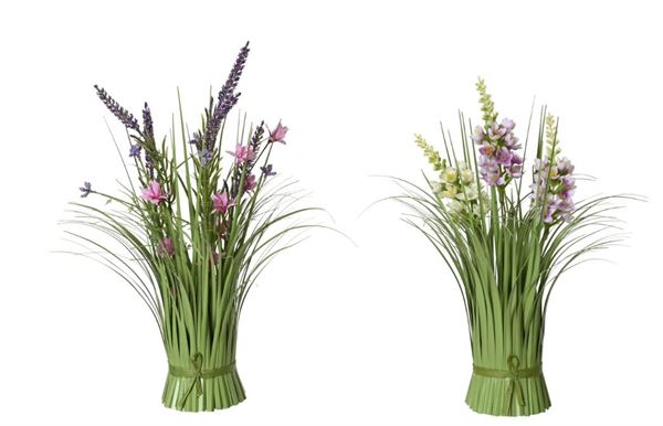 LAVANDA MAZZO POLIESTERE 2ASS CM 13X13XH.30