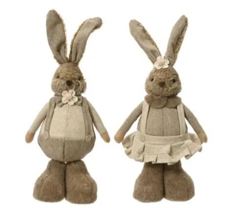 CONIGLIO POLIESTERE 2ASS MARRONE CM15X9XH.30