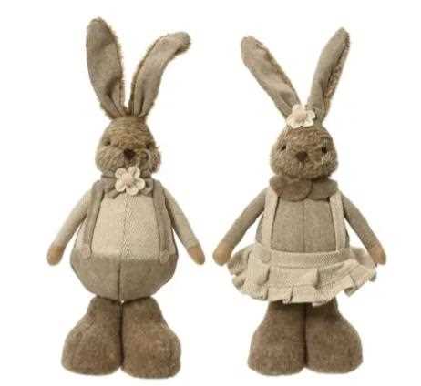 CONIGLIO POLIESTERE 2ASS MARRONE CM15X9XH.30