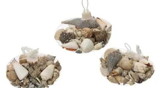 CONCHIGLIE NATURALI IN RETE 3ASS CM.14X14XH.8