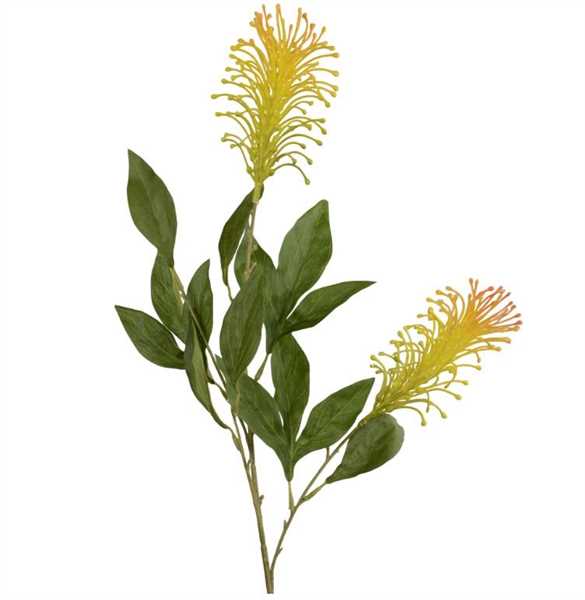 RAMO BANKSIA POLIESTERE GIALLO CM 20X9XH.80