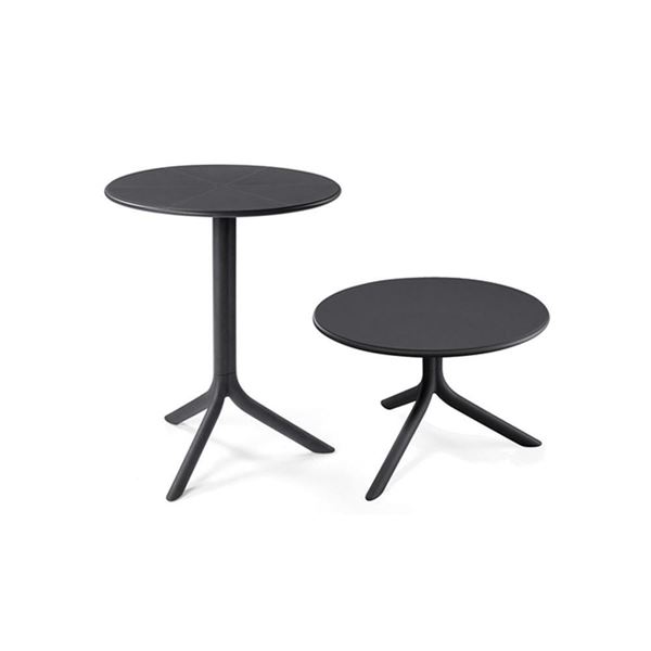 TAVOLO SPRITZ ANTRACITE D.CM.60XH.77/40 KIT