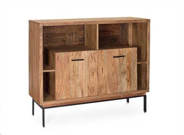 CREDENZA 2A MANGAL IN LEGNO DI ACACIA CM115X40X94h