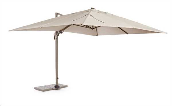 OMBRELLONE BRACCIO SARAGOZZA 3X4 SABBIA NO MATTONELLE