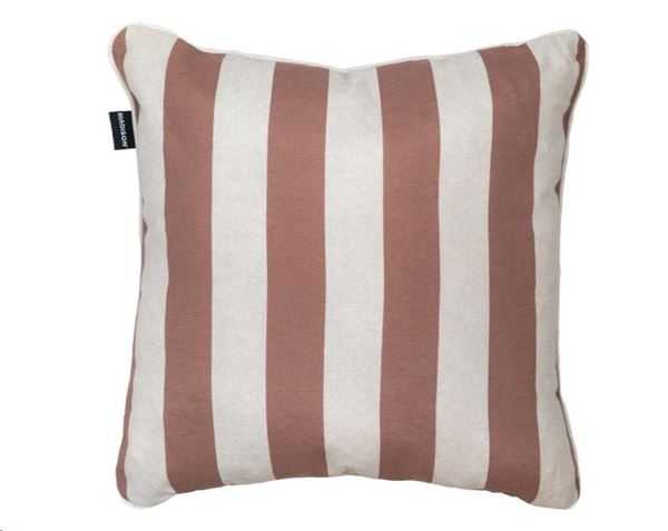 CUSCINO DECO.PIPING POLIESTERE/COTONE 50x50cm AMORA MOCCA