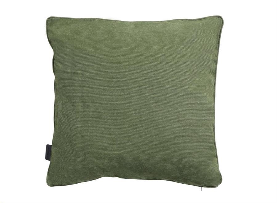 CUSCINO DECO.PIPING POLIESTERE/COTONE 45X45cm PANAMA GREEN