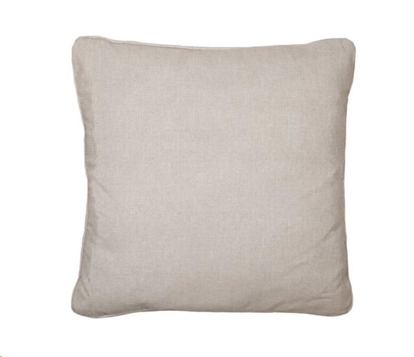 CUSCINO DECO.PIPING POLIESTERE/COTONE 45x45cm PANAMA BLEND