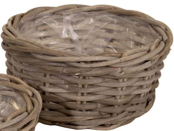 PORTA VASO CESTO EVI D25X12,5