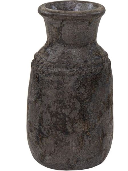 VASO ANNE OLD BROWN TERRACOTTA D22H42