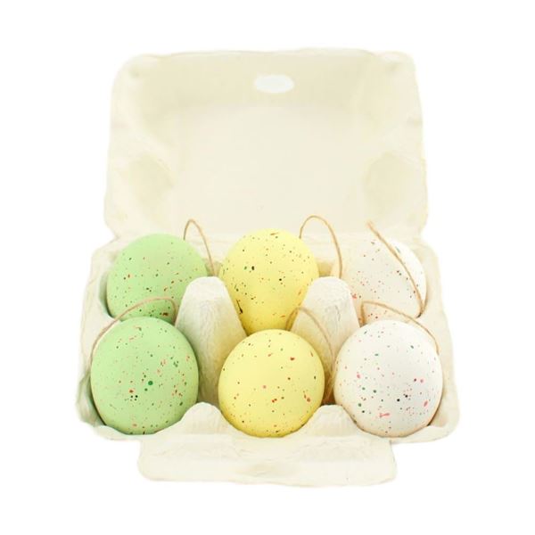 CONF.6 UOVA POLIESTERE DA APPENDERE CM .15X10X7 MULTICOLOR