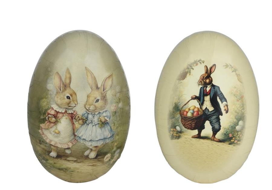 UOVO CARTA FSC ASSORTITO 2 MODELLI 15CMX10CMXH.10CM