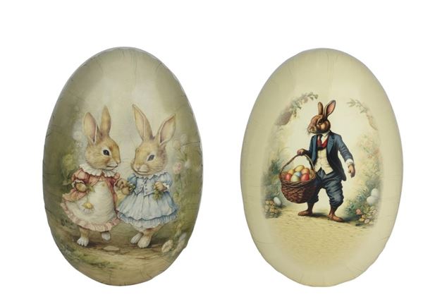 UOVO CARTA FSC ASSORTITO 2 MODELLI 15CMX10CMXH.10CM