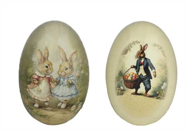 UOVO CARTA FSC ASSORTITO 2 MODELLI 15CMX10CMXH.10CM