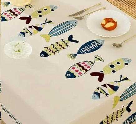 TOVAGLIA A METR.COTONE/POLIESTERE DIGIT BIANCO/PESCI H140CM