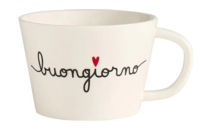 TAZZA CERAMICA COLAZIONE BUONGIORNO