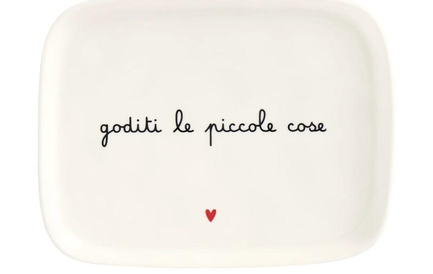 PIATTO CERAMICA 20x15.5CM GODITI LE PICCOLE COSE