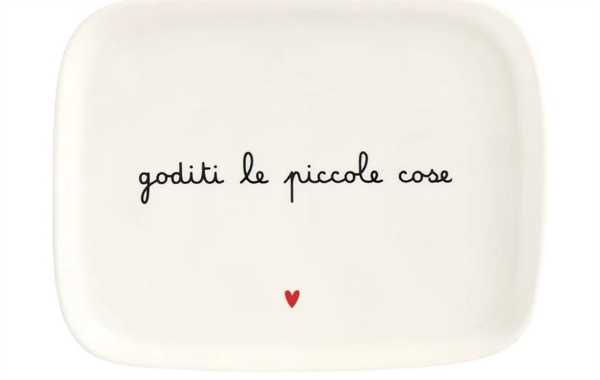 PIATTO CERAMICA 20x15.5CM GODITI LE PICCOLE COSE