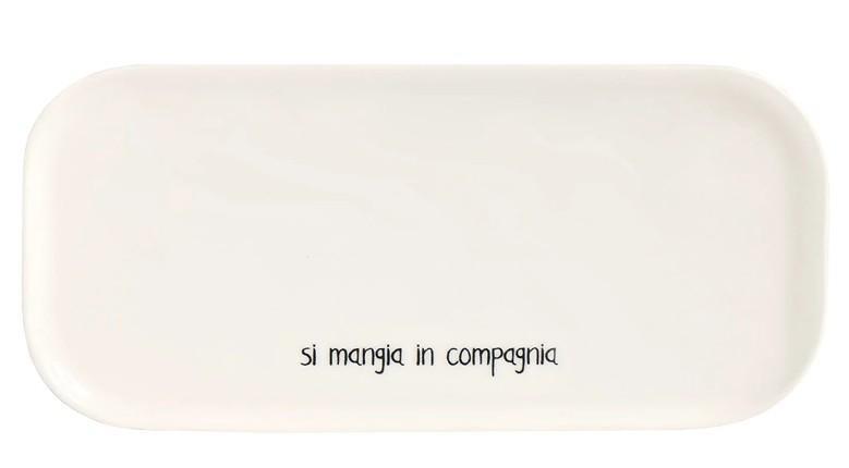PIATTO CERAMICA 31.8x15CM SI MANGIA IN COMPAGNIA
