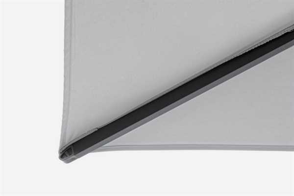 OMBRELLONE BRACCIO ANTRACITE MT.3X3 INES T/GRIGIO NO MATTON.