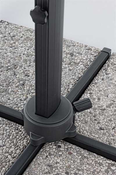 OMBRELLONE BRACCIO ANTRACITE MT.3X4 INES T/GRIGIO NO MATTON.