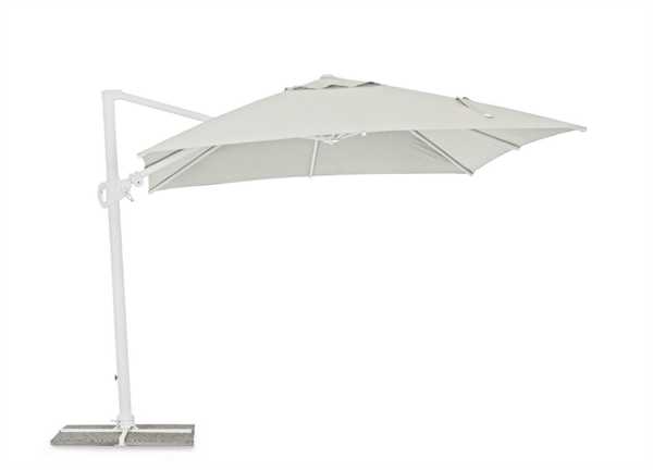 OMBRELLONE BRACCIO LATERALE EDEN MT.3X3 BIANCO NO MATTONELLE