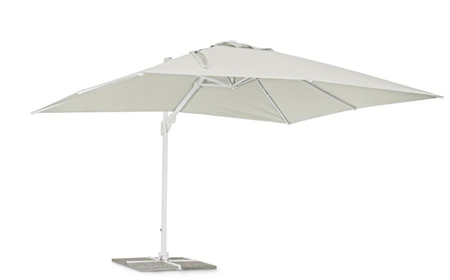 OMBRELLONE BRACCIO LATERALE EDEN MT.3X4 BIANCO NO MATTONELLE