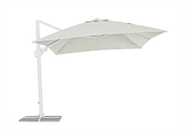 OMBRELLONE BRACCIO LATERALE EDEN MT.3X4 BIANCO NO MATTONELLE