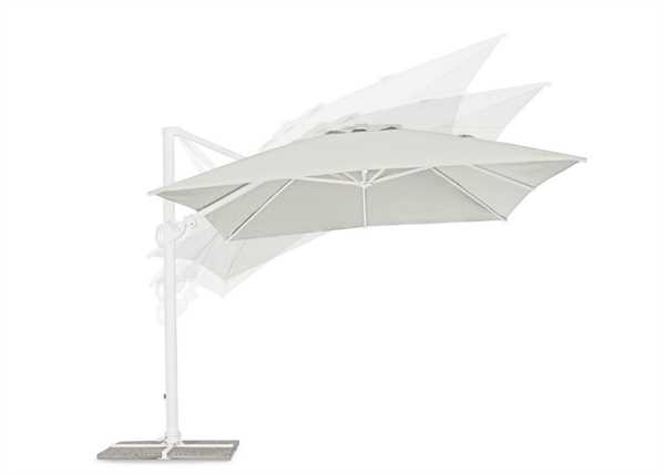 OMBRELLONE BRACCIO LATERALE EDEN MT.3X4 BIANCO NO MATTONELLE