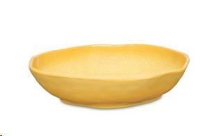 ATMOSFERA OCRA SET 2 PIATTI FONDI  IN MELAMINA