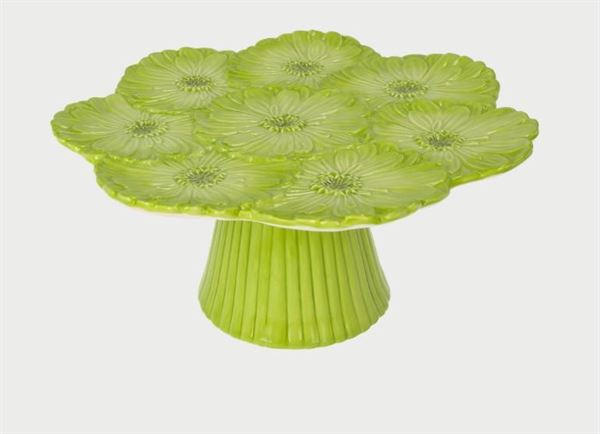 ALZATINA GERBERE VERDE H.10X23CM