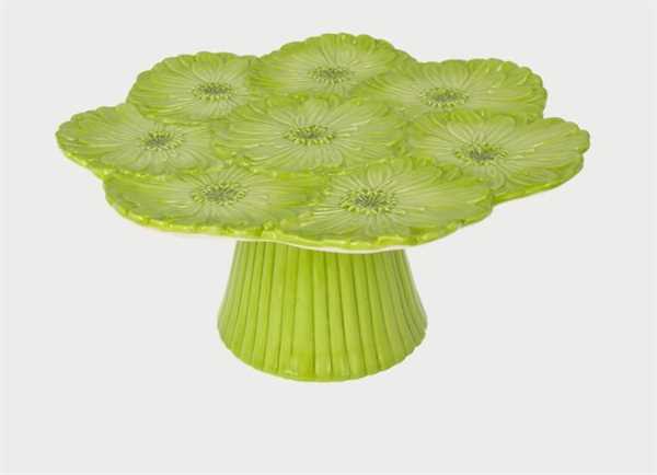 ALZATINA GERBERE VERDE H.10X23CM