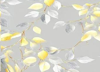 TOVAGLIA A METR.PVC DELUXE SILKY GRIGIO/LIMONI H.140CM