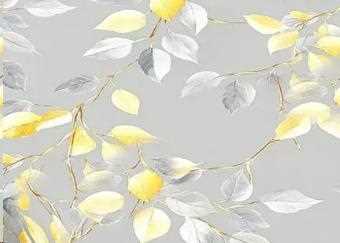 TOVAGLIA A METR.PVC DELUXE SILKY GRIGIO/LIMONI H.140CM
