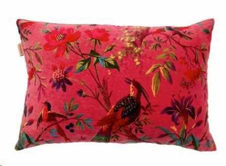 CUSCINO COTONE+POLIESTERE PARADISO CILIEGIA 60x40CM