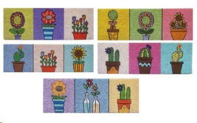 ZERBINO COCCO SCALINO VASO FIORI CM70X24