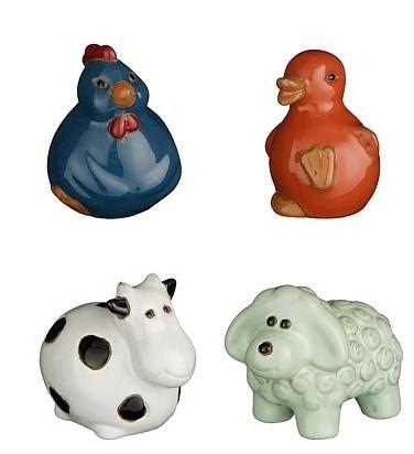 ANIMALI DECORATIVI CM.10,5X7X9H 4 MODELLI ASSORTITI