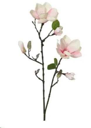 MAGNOLIA CON STELO POLIESTERE/FERRO CM15X11XH76