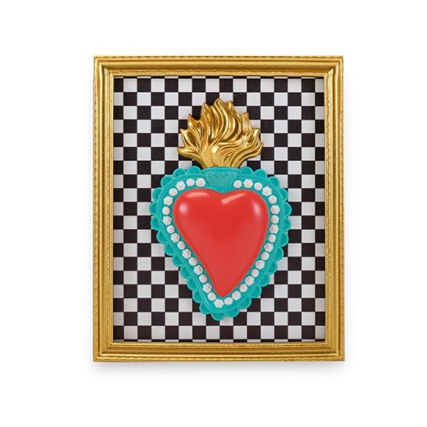 CORNICE TON COEUR QUADRETTI CM.22x18 RESINA