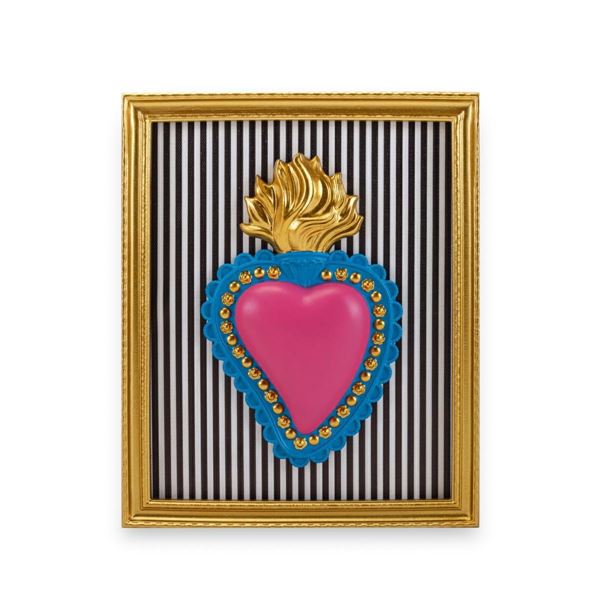 CORNICE TON COEUR RIGHE CM.22x18 RESINA