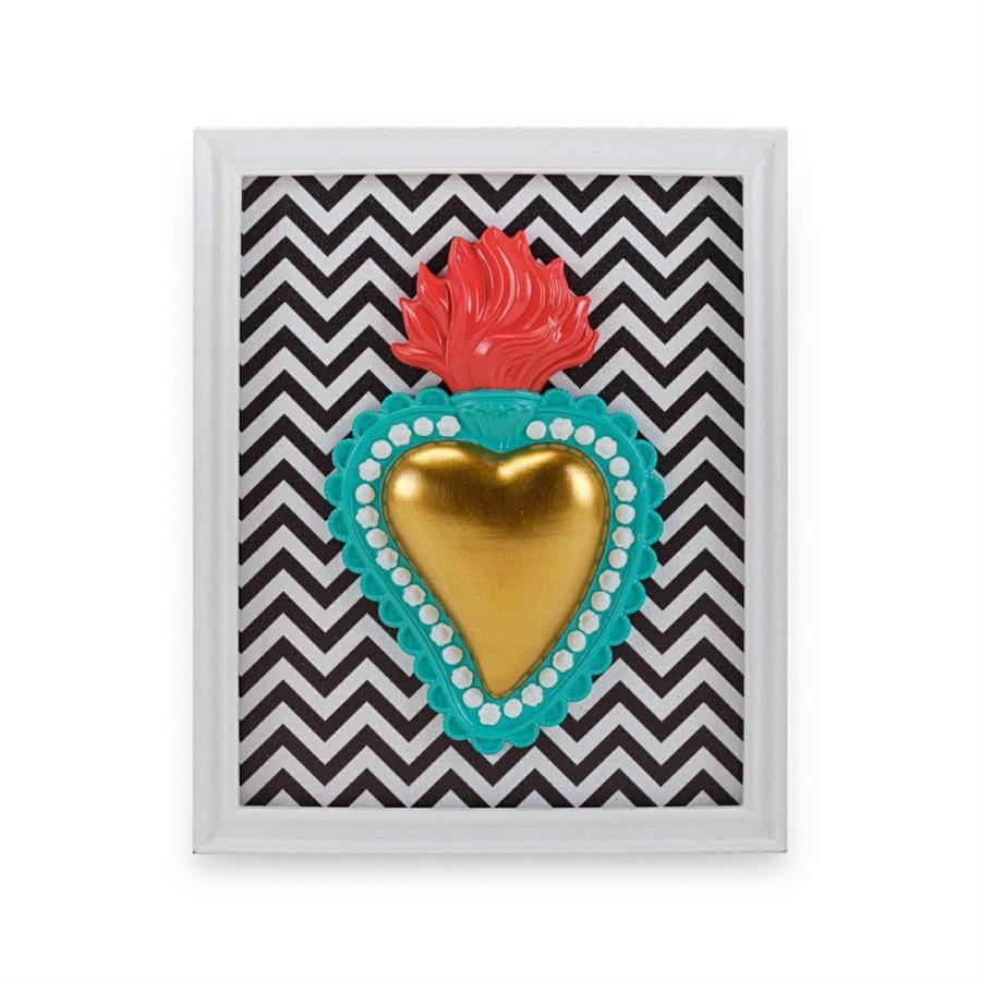 CORNICE TON COEUR ZIG ZAG CM.22x18 RESINA