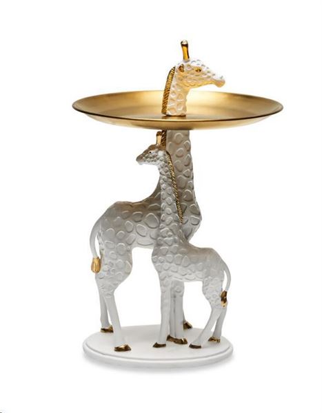 ALZATA GIRAFFE CM.23XH.36 GIUNGLA RESINA