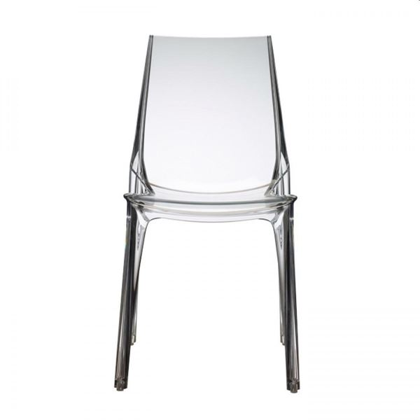 SEDIA VANITY POLICARB. TRASPARENTE  IGNIFUGA