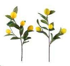 RAMO LIMONI 72 CM - 2 ASS YEL/GR OR/GR-YEL POLIMERI